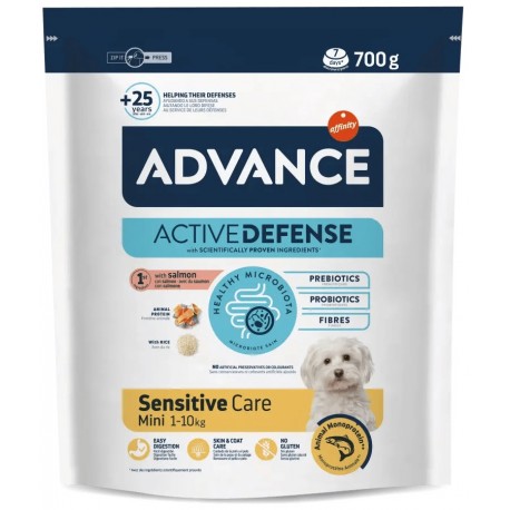Affinity Advance Sensitive Mini 1-10Kg Con Salmone per Cani