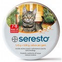Bayer Seresto collare antiparassitario per gatto antipulci e antizecche