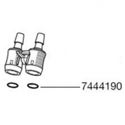 Eheim 7444190 ricambio o ring gruppo rubinetti per filtro Professionel II acquario