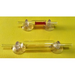 Aquili Set CO2 Contabolle con valvola non ritorno in vetro soffiato acquario