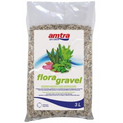Amtra Flora Gravel 3 lt 2,2kg Terriccio d'argilla per acquario