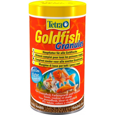 Tetra GoldFish Granules mangime in granuli per pesci rossi acquario