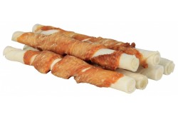 Trixie osso cicche arrotolate con pollo per cane 12cm 6pz cod. 31325